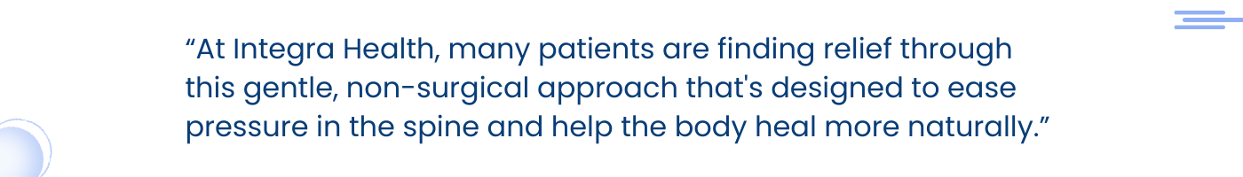 Discover the Benefits of Spinal Decompression